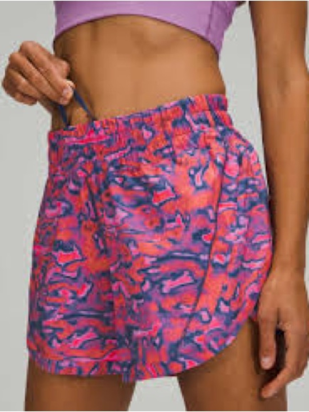 Lululemon Tracker Short V 4 Inch Swift Ultra Athletic Running Shorts Size 8